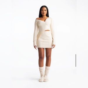 HANIFA Alex Ribbed Set